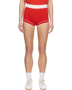 Guest In Residence Racer Shorts - Red