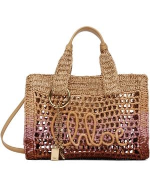 Chloé Tan Small Summer Banana East-West Tote - Brown