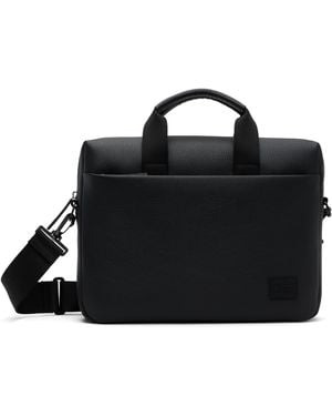 HUGO Faux-Leather Briefcase - Black
