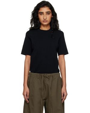 Entire studios Slim Knit T-Shirt - Black