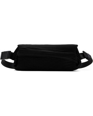 Pleats Please Issey Miyake Bias Pleats Waist Pouch - Black