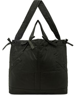 Casey Casey Khaki Mili Cargo Tote - Black