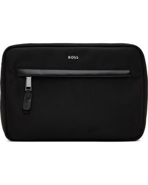 BOSS Logo Hardware Pouch - Black