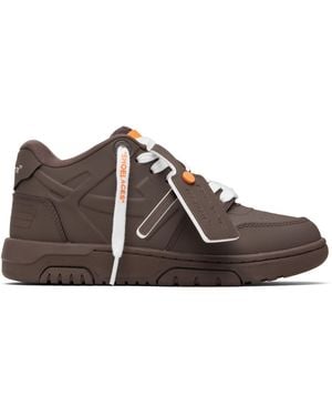 Off-White c/o Virgil Abloh 'Out Of Office' Molded Trainers - Brown