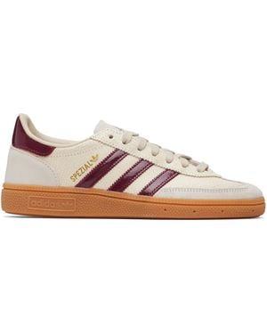 adidas Originals Off- & Burgundy Handball Spezial Trainers - Pink