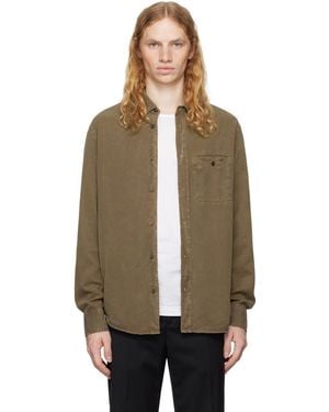 Filippa K Relaxed-Fit Tencel Lyocell Twill Button-Down Shirt - Natural