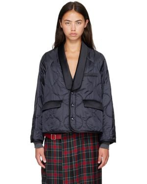 Undercover Blouson Up2F1105 Noir - Bleu