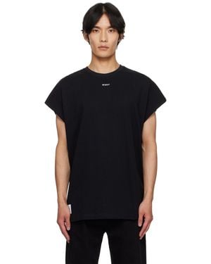WTAPS ブラック コットン トップス