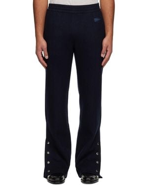 Givenchy Wool Cashmere Patch Trousers - Blue