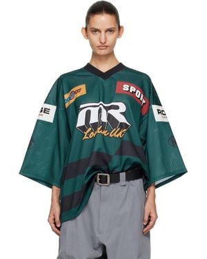 Martine Rose Oversized Hockey Jersey - Green