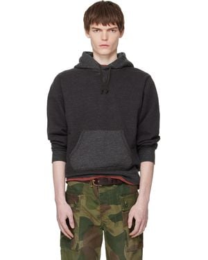 RRL French Terry Hoodie - Black