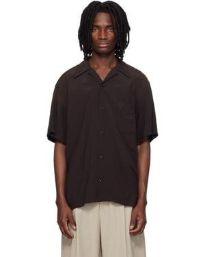 MMIC Burgundy Sundown Shirt - Black