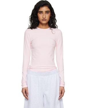 Skims Cotton Jersey Long Sleeve T-Shirt - Multicolour