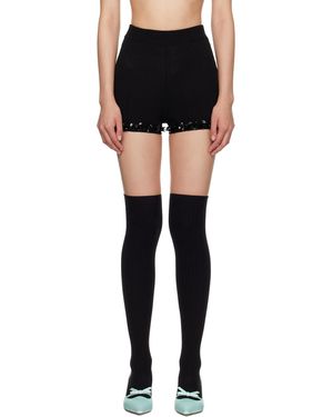 ShuShu/Tong Knitted Shorts - Black