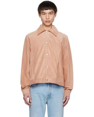 Séfr Enzo Suede Jacket - Blue