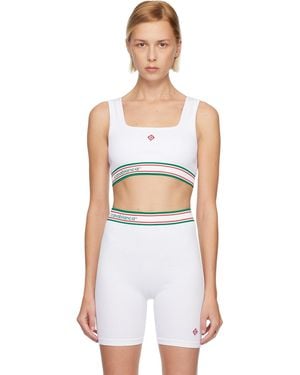 CASABLANCA Seamless Sport Bra - Black