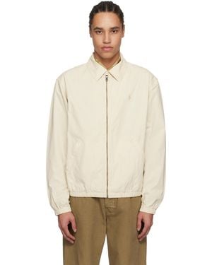 Polo Ralph Lauren ベージュ 'The Bayport' ミネラルダイ ポプリン ボンバージャケット - ナチュラル