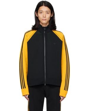 Wales Bonner & Yellow Adidas Originals Edition Track Jacket - Blue
