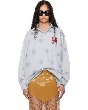Conner Ives Ssense Exclusive 'The Camelot Rugby' Polo - White
