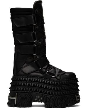 Vetements New Rockエディション ブラック Tower ブーツ
