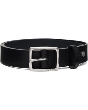 Rag & Bone Leather Boyfriend Belt - Black