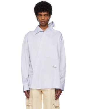 Jacquemus グレー The Cuadro シャツ - ホワイト
