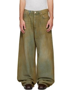 Agolde Jean Ample Bagley Vert