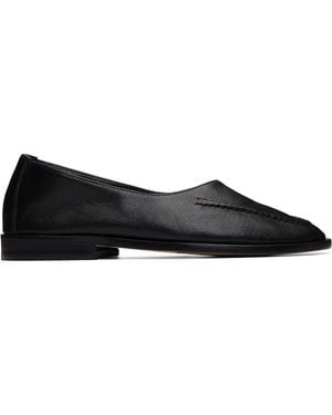 Hereu Juliol W Supple Shiny Loafers - Black