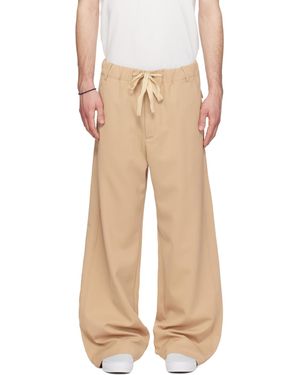 Sanderlak Tailored Drawstring Trousers - Natural