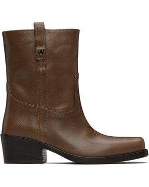 Weekend by Maxmara Bottes Ranch Brunes - Marron