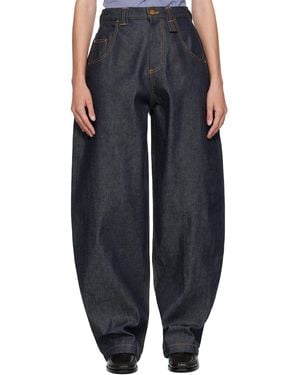 Willy Chavarria Tapered Bad Girl Jeans - Blue