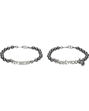 Vivienne Westwood Emilio Bracelet Set - Black