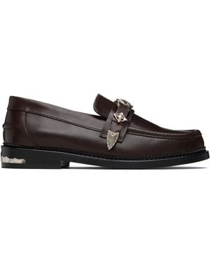 Toga Virilis Ssense Exclusive Metal Loafers - Black