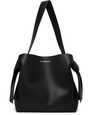 Acne Studios ブラック ミディ Musubi ショルダーバッグ