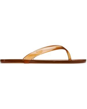 Ancient Greek Sandals Tan Jelly Flip-Flops - Brown