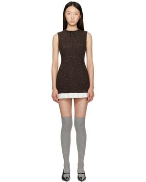 ShuShu/Tong Sleeveless Slim-Fit Minidress - Black