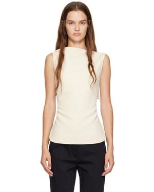 Rohe Off- Open Back Tank Top - Black