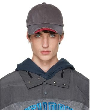 we11done Distressed Cap - Blue