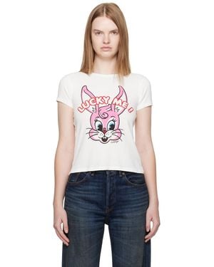 KENZO Off- Paris 'Lucky Me' Cartoon T-Shirt - Black