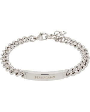 Ferragamo Curb Chain Bracelet - Metallic