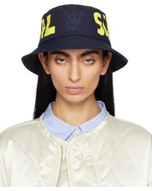 JW Anderson Chapeau Bob 'Real Sleep' Bleu Marine