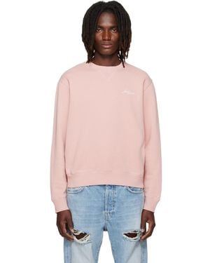 Acne Studios Logo Fleece Sweatshirt - Red