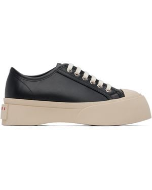 Marni Pablo Low-Top Lace-Up Sneakers - Black