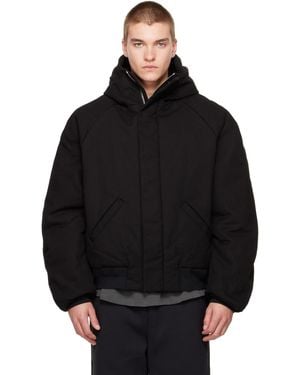 Seventh Orb Puffer Coat - Black