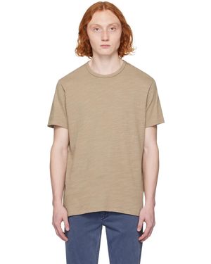 Rag & Bone トープ Classic Flame Tシャツ - ブルー