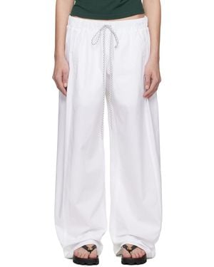 JULIE KEGELS 50-50 Trousers - White