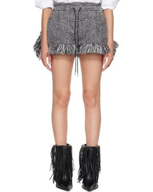 Sacai Tweed Shorts - Grey