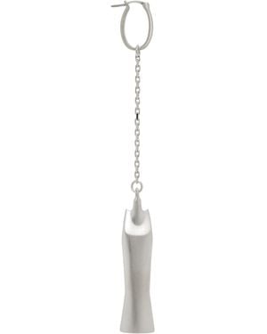 Rick Owens Temple Sister Single Earring - Black