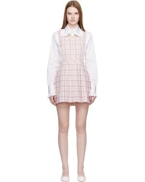 Sandy Liang Pilot Pinafore Minidress - Black