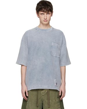 Maison Mihara Yasuhiro Bleached Thermal T-Shirt - Grey